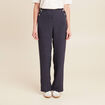 pantalon large bleu femme