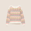 Pull col bateau manches longues vert femme