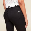 Pantalon léger taille standard long noir femme
