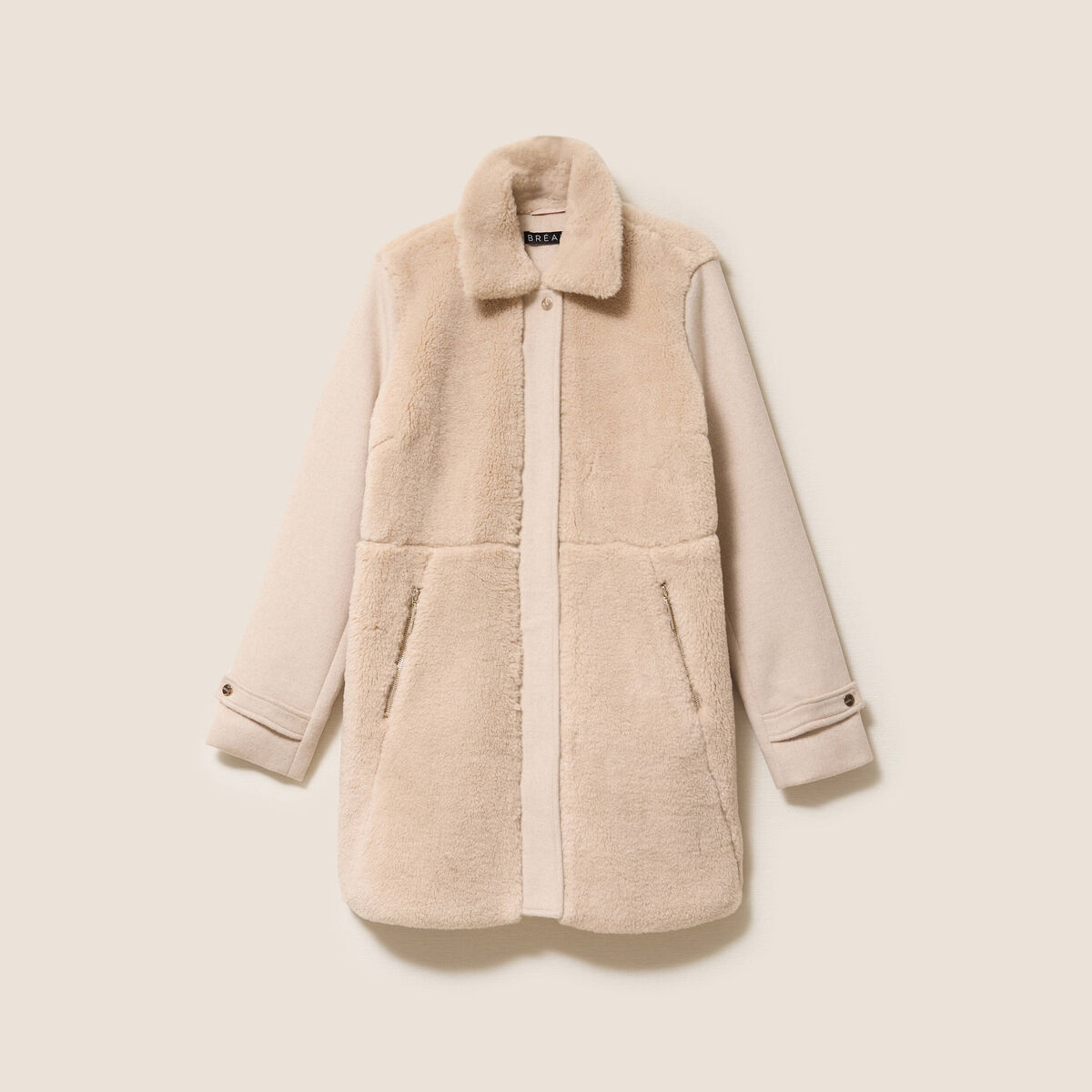 Veste Longue Hippie Broderie Fleur Polaire Doublée - Style Bohème Femme
