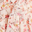 Blouse ample en voile manches 3/4 multicolore femme