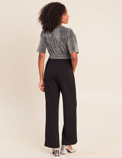 Combinaison gris argent femme