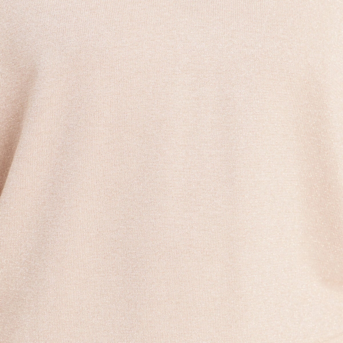 Pull manches longues couleur or femme