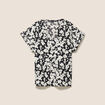 T-shirt manches courtes noir femme