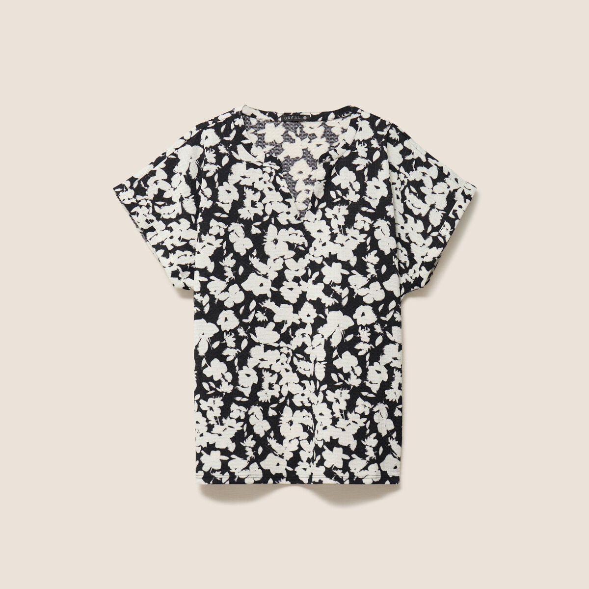 T-shirt manches courtes noir femme