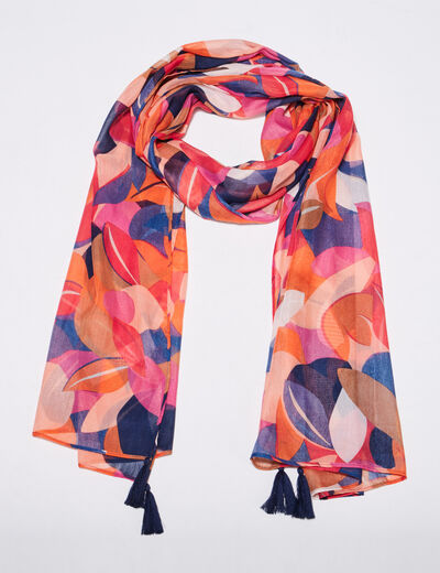 Étole multicolore femme