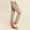 Pantalon magique L'Unique effet brillant taupe femme