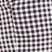 Pantalon large 7/8&egrave;me taille standard noir femme