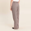 Pantalon 7/8e taille standard marron femme