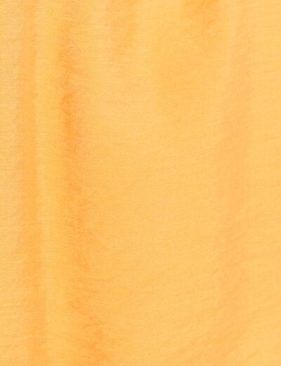 Blouse manches 3/4 orange clair femme