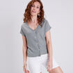 T-shirt manches courtes vert clair femme