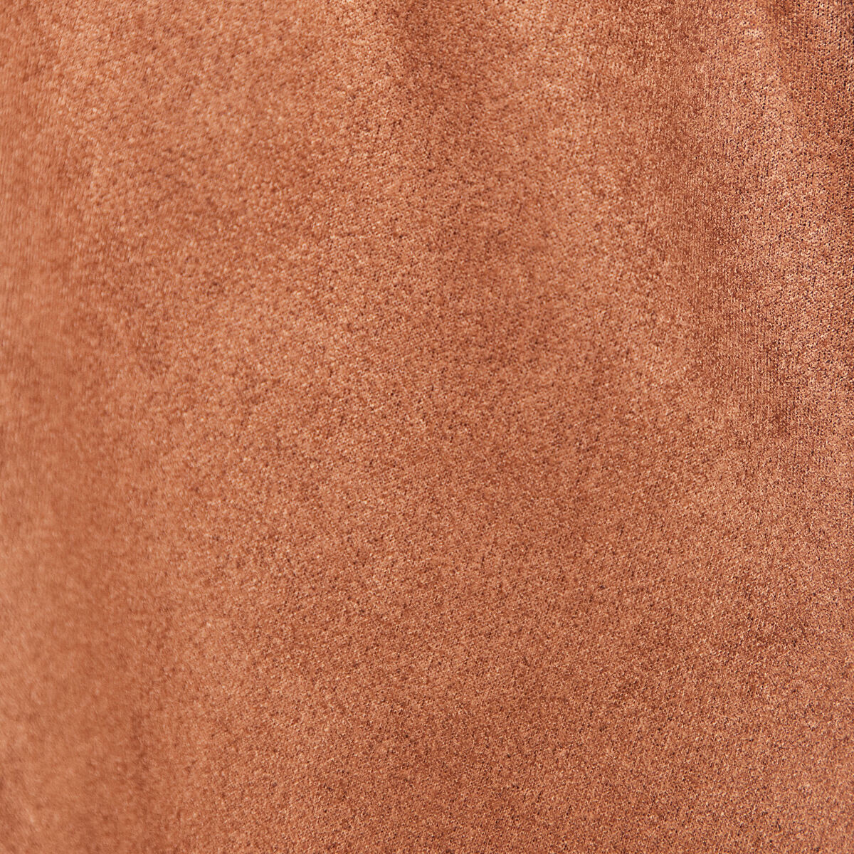 Poncho ceintur&eacute; fermeture zipp&eacute;e marron clair femme