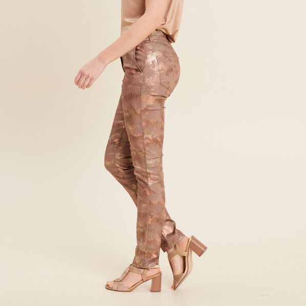 pantalon ajuste marron femme Pantalon ajusté marron femme
