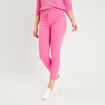 Pantalon ajusté rose fushia femme