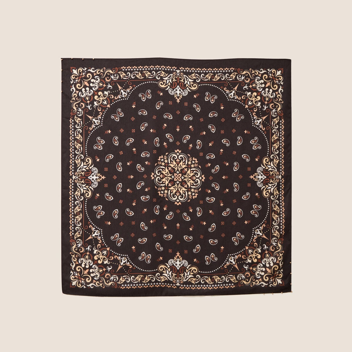 Foulard gris femme