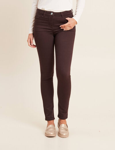 Pantalon magique Le Chaud marron fonc&eacute; femme