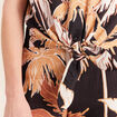 Chemise fluide manches courtes noir femme
