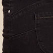 Jean droit taille basculée noir femme