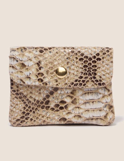 Portemonnaie sable femme