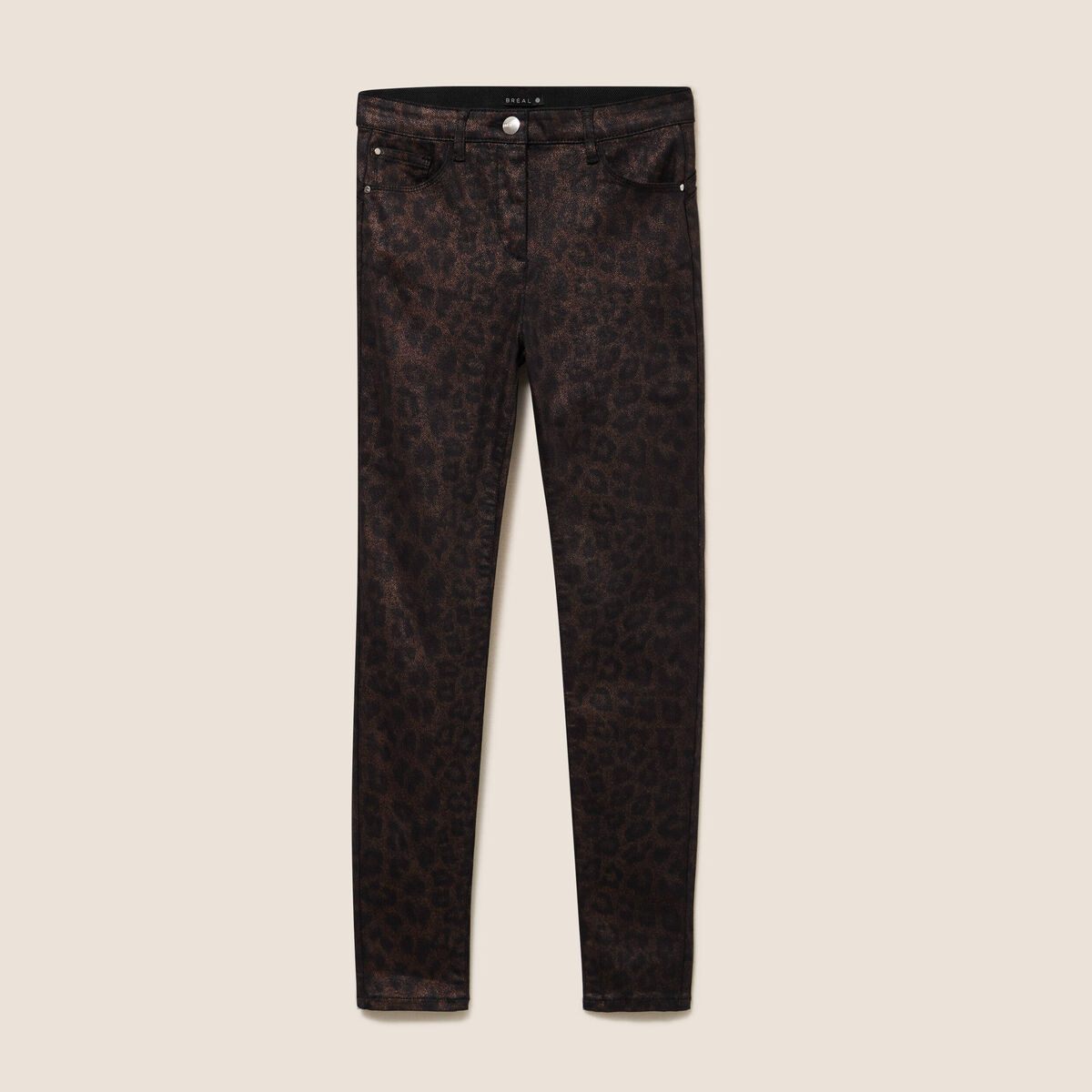 Pantalon magique L'Unique coupe ajust&eacute;e couleur cuivre femme