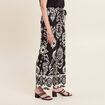Pantalon flou noir femme