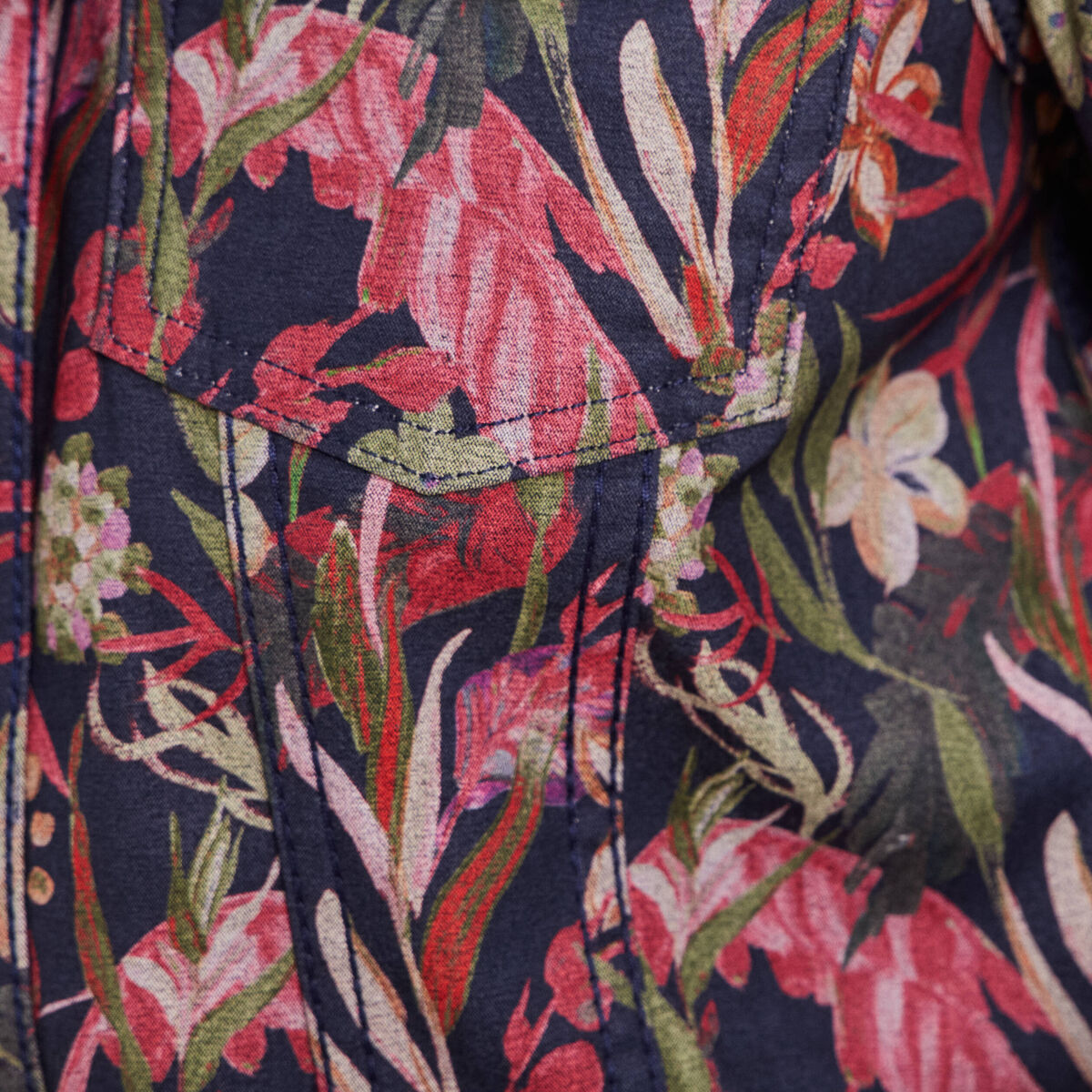 Veste cintr&eacute;e r&eacute;versible multicolore femme