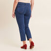 Jean magique Le L&eacute;ger coupe droite denim double stone femme