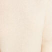 Pull col bateau creme femme