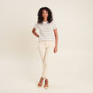 T-shirt manches courtes vert femme