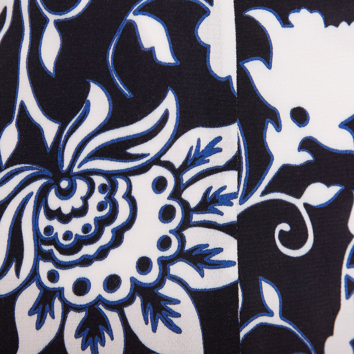 Jupe longue évasée bleu foncé femme