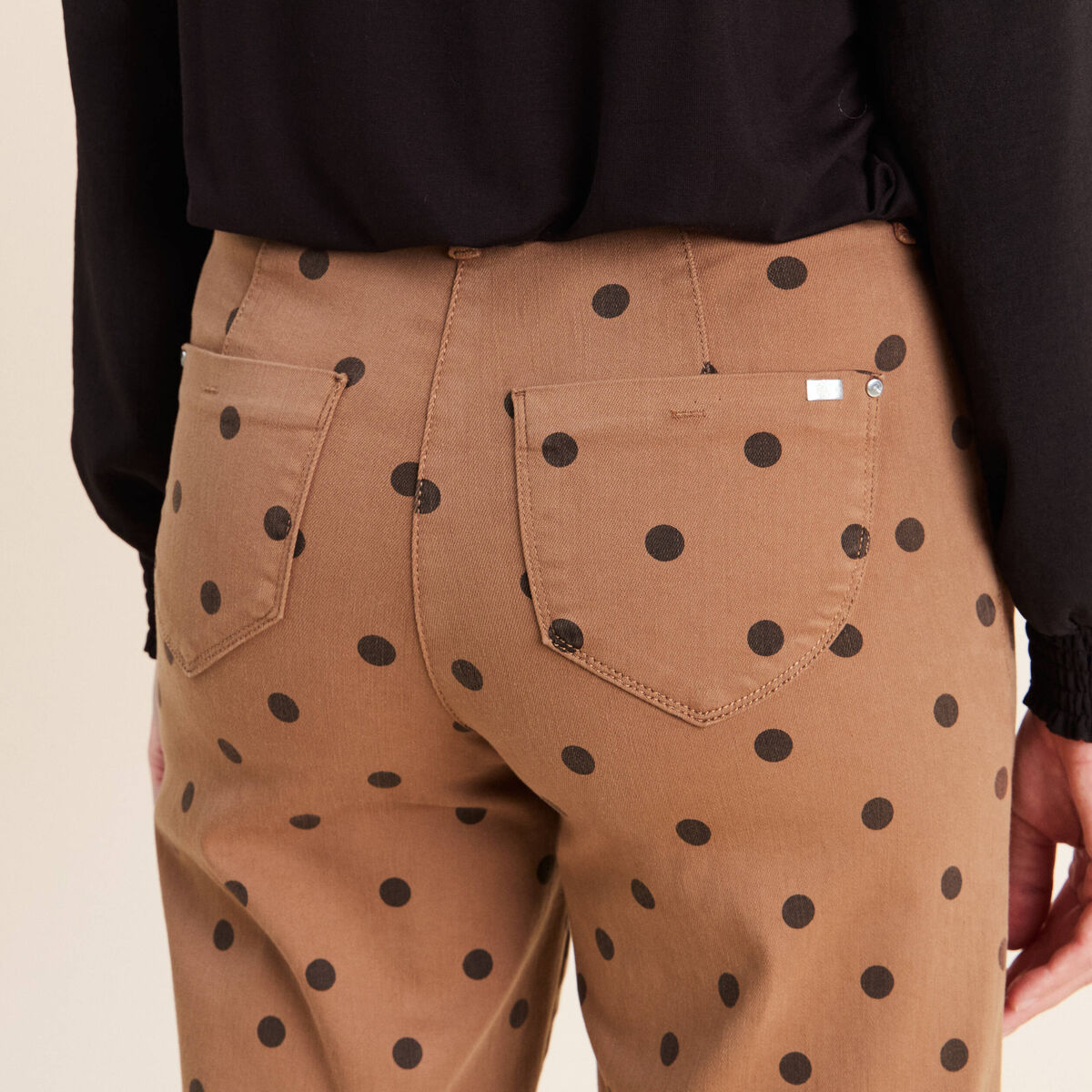 Pantalon magique l'unique marron femme