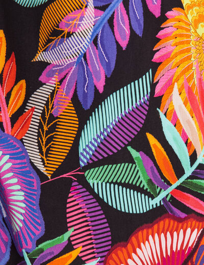 Blouse sans manches multicolore femme