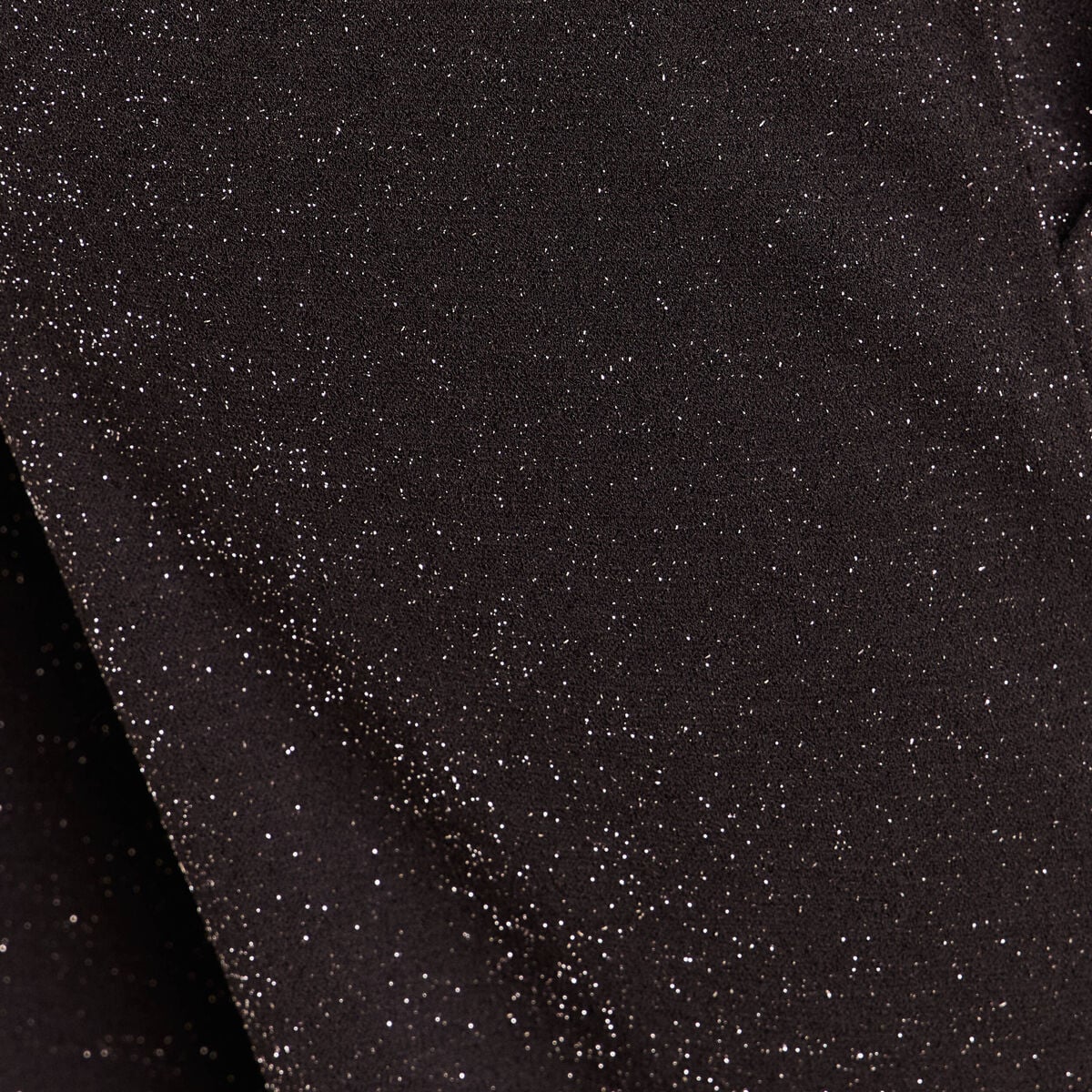 Pantalon large taille haute noir femme