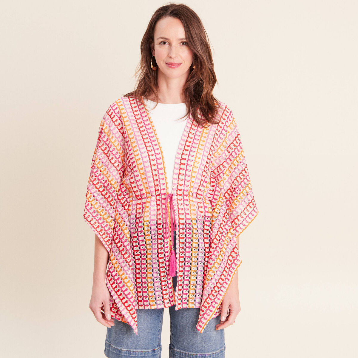 Kimono multicolore femme