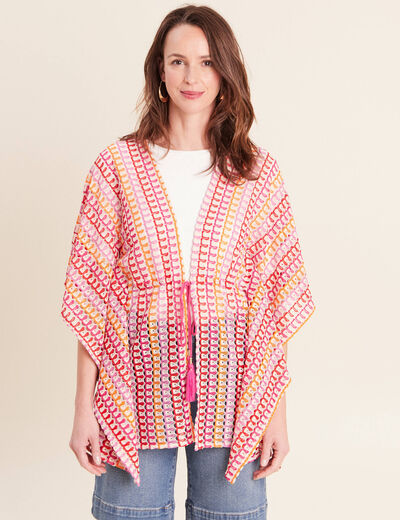 Kimono multicolore femme