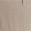 Pantalon large 7/8&egrave;me doubl&eacute; aspect lin vert clair femme