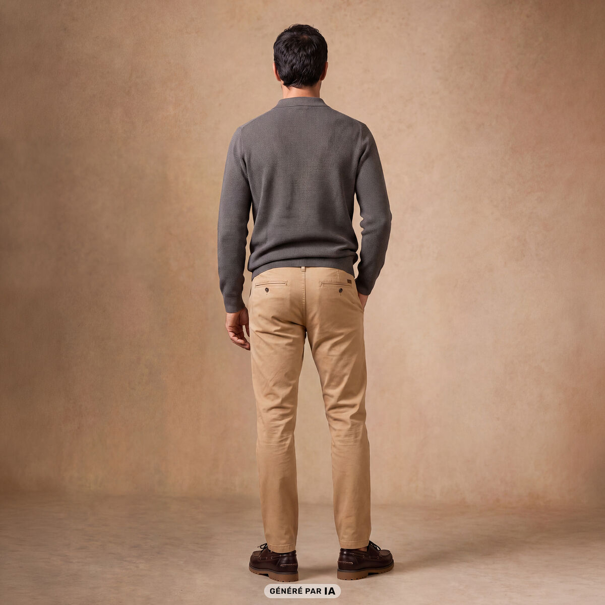 Pantalon Magique Monsieur le Leger chino beige femme