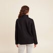 Manteau doubl&eacute; avec laine noir femme