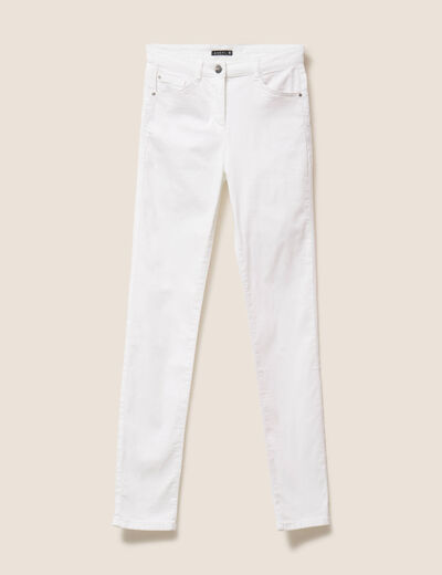 Pantalon magique Le L&eacute;ger coupe ajust&eacute;e blanc femme