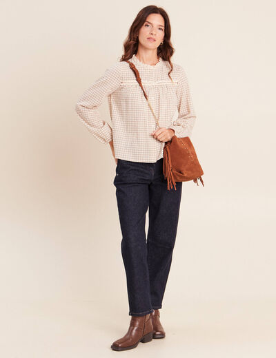 Jean denim brut femme