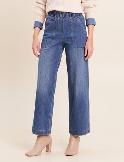 Jean denim denim stone femme