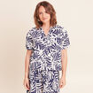 Chemise manches courtes blanc femme