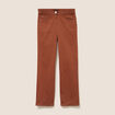 Pantalon magique Le L&eacute;ger coupe droite marron fonc&eacute; femme