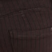 Pantalon magique L'Unique coupe bootcut marron fonc&eacute; femme