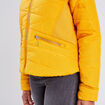 Doudoune droite jaune or femme