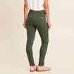 Jean magique L'Unique coupe ajust&eacute;e vert bouteille femme