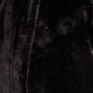 Poncho cape fausse fourrure noir femme