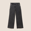 Jean denim gris femme