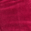 Pantalon large velours c&ocirc;tel&eacute; rouge fonc&eacute; femme