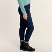 Jean large à coulisse denim brut femme